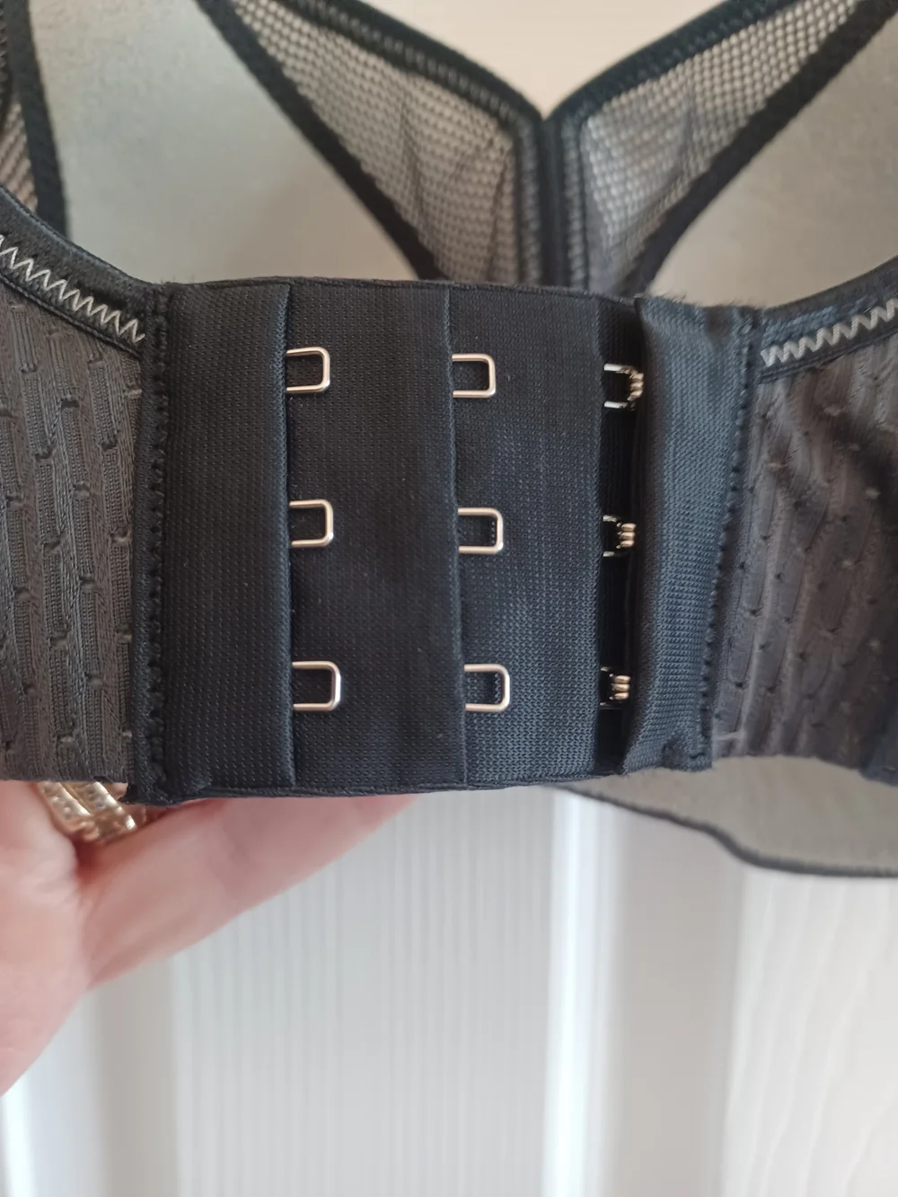 Anita Air Control With Delta Pad Dark Gray MaxSupport Sports Bra Athletic 34B - Picture 5 of 10